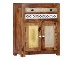 Topdeal Armoire latérale 60 x 30 x 75 cm Bois de Sesham massif
