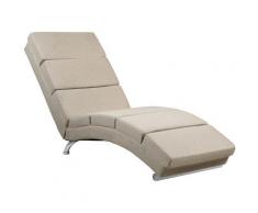 Casaria Méridienne « London » Chaise de relaxation Chaise longue d’intérieur ergonomique Fauteuil