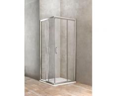 Cabine de douche d'angle 80 x 80 verre transparent Ponsi Gold BBGOLT8080 | 80x80 cm (78-80 x 78-80)