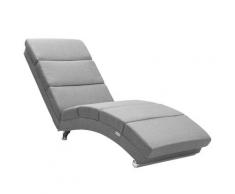 Casaria Méridienne « London » Chaise de relaxation Chaise longue d’intérieur ergonomique Fauteuil