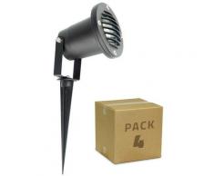 PACK Spot LED sur Piquet Gotham 3W (4 Un) Blanc Chaud 3000K