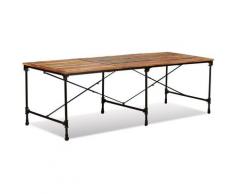Table de salle a manger Bois de recuperation massif 240 cm
