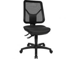 Topstar Chaise pivotante ergonomique - dossier résille - noir