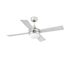Ventilateur de plafond Faro Icaria Nickel satiné Acier 33699
