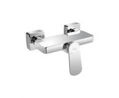 Robinet de Douche Mural Mitigeur avec Plateau de Rangement Mitigeur de Bain Douche Robinet de