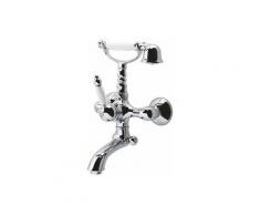 Galindo CLASICA Robinet mitigeur bain-douche (laiton) avec ensemble de douche, finition bronze.