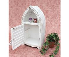 Bateau Armoire 1200011 S Etagère 60cm Etagère Salle de Bains Shabby Armoire de Salle de Bains Blanc
