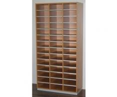 OFFICE AKKTIV Rayonnage de tri, modèle large - h x l x p 1864 x 913 x 420 mm, 42 casiers format A4