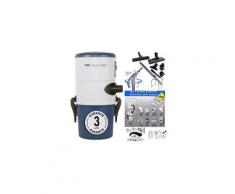 Atepac - Aspirateur central Aertecnica TS85 garantie 3 ans (jusqu'à 150 m²) + trousse inter 9 ML +