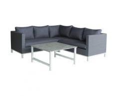 Salon de jardin en aluminium "Turin" - Phoenix - Gris