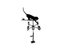 Girouette Chat Grand Modèle + Support Universel