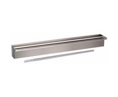 Ubbink Cascade Niagara de jardin 90 cm Acier inox et éclairage LED