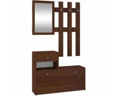 DALTON | Meuble d'entrée rangement chaussures90x100/70x25cm | Armoire Range-chaussures moderne |