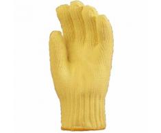 Gants anticoupure et anti-chaleur Kevlar Eurotechnique 27cm (lot de 5 paires de gants) Jaune 10