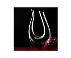 1500ML Carafe à vin verseur conteneur bouteille en verre en forme de U
