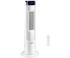 MVPOWER Radiateur Soufflant Humidificateur 2 en 1, Chauffage avec Télécommande et Écran Tactile,3