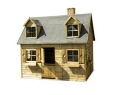 Alice's Garden - Maisonnette avec mezzanine en bois de 3.88m². Coquelicot - cabane en pin autoclave