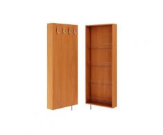 SWIVBOX | Armoire à chaussures pivotante 190x63.6x18 cm | 4 étagères/4 crochets | Meuble de
