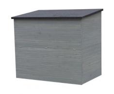 Coffre de jardin en bois 'Caja' - 137 x 91 x 121 cm - Anthracite