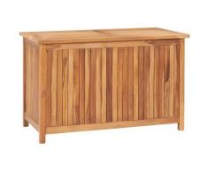 Boîte de rangement de jardin 90x50x58 cm Bois de teck solide