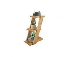 Étagère Escalier pour Plantes Succulents Support pour Pots de Fleur en Bambou Étagère de Fleur