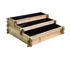 Carré potager en bois à étages - Petit modèle