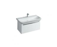 Meuble sous-lavabo myDay 880x410, blanc brillant, avec éclairage LED - 824100000 - Keramag