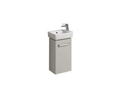 Geberit Lave-mains Meuble sous-lavabo Renova Nr. 1 Comprimo New 348x604x222mm Gris clair mat/gris