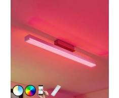 LED à intensité variable 'Keyan' en métal pour salon & salle à manger