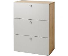 HAMMERBACHER ANNY Classeur pour dossiers suspendus - h x l x p 1100 x 800 x 422 mm - façon noyer /