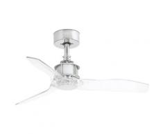 Ventilateur de plafond JUST FAN XS - Transparent - Faro