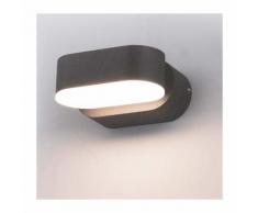 V-TAC VT-816 Applique murale LED 6W blanc neutre 4000K corps rotatif aluminium gris IP65 - SKU 8291