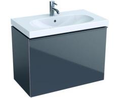 Geberit Acanto Meuble sous-lavabo Compact 500615, 740x535x416mm, Couleur (avant/corps): Verre Lave