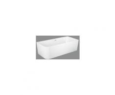 Baignoire d'angle Bette Art V, 185x80cm, 2 pentes arrière, 3480 CELHK, angle droit, Coloris: Blanc