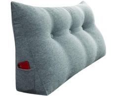 Coussin de Lecture, Oreiller Traversin Soutien Dorsal, Triangulaire Coussin à Coins, Gros Coussin