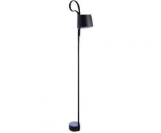 Greenice - Lampe Sol 'Corde Trick' Stefan Diez Noir _ Noir LED 10W 410Lm Blanc Chaud