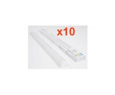 Réglette lumineuse LED 90cm 24W (Pack de 10) - Blanc Neutre 4000K - 5500K