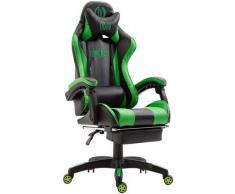 Fauteuil de bureau Ignite similicuir noir/vert
