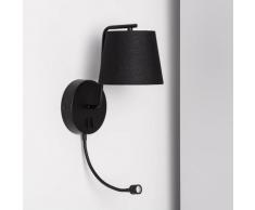 Lampe Murale Kuomba avec Flex LED de Lecture Noir - Noir