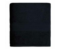 Homemaison - Linge de bain en coton moelleux 550gr/m² Noir 50 x 100 cm - Noir