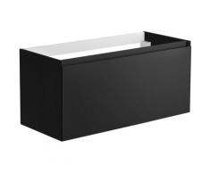 Meuble sous-vasque 100 cm NORDIK noir ultra mat Noir