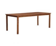 Table de salle à manger de jardin Bois d'acacia 200x90x74 cm