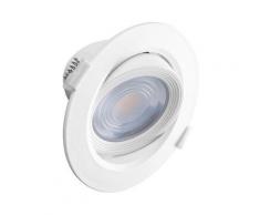 Spot plafond encastrable orientable LED 18W (160W) Blanc chaud 3000°K Angle 38°