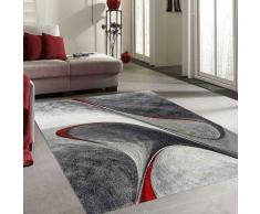 100x100 carre - UN AMOUR DE TAPIS - Tapis Carré - Tapis Salon Moderne Design Graphique Poils Ras