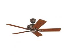Ventilateur de plafond SAVOY - Ø hélice 1320 mm - merisier / acajou / bronze ambré