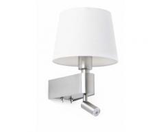 Applique murale de style moderne- Blanc et matte de nickel47