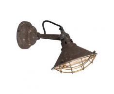 barrack - Applique murale Rustique - 1 lumière - L 205 mm - Marron - Rustique - Éclairage intérieur