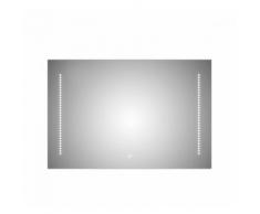 Miroir de salle de bain avec éclairage LED - Modèle EVA 90 - 60 cm x 90 cm (HxL)