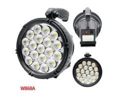 Projecteur à lumière puissante, lampe portable d'extérieur à led, lampe de poche longue portée