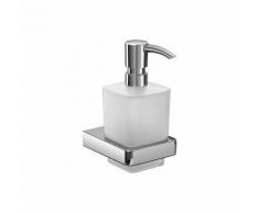 Distributeur de savon liquide emco trend, chromé réservoir en verre